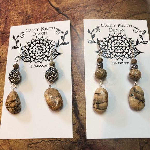 Picture Jasper Earrings II - Picture 2 of 8